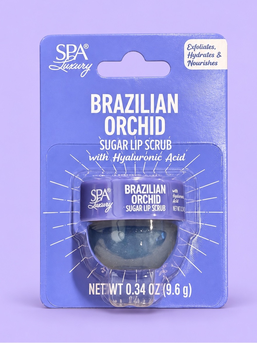 SPA Luxury Brazilian Orchid Sugar Lip Scrub with Hyaluronic Acid